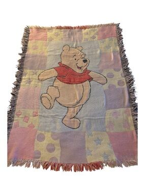 WINNIE THE POOH VINTAGE Tapestry Blanket  DISNEY